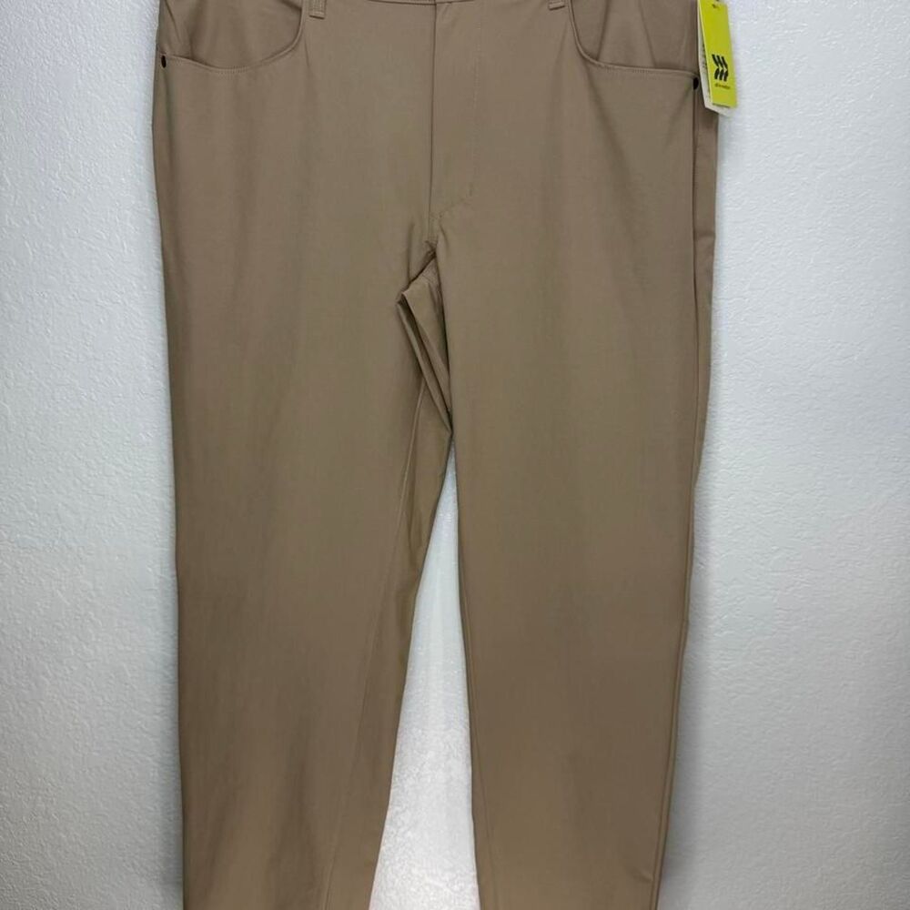 All-in-motion Men's Tan and Cream Trousers